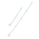 thumbnail image 1 of Extensor de plata esterlina 925 PROSTEEL 2 piezas Cadena de extensión 4 pulgadas, 1 of 6