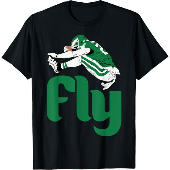 Fly Eagles Fly Tee - Viral Saquon Barkley Hurdle Jump Football Fan Gift Unisex T-Shirt