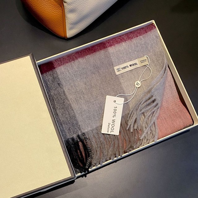 Bufanda de lana australiana con diseño de tablero de ajedrez a cuadros, sencilla, versátil y cálida para invierno, estilo coreano, para mujer, estilo estudiante