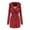 Wine, variant on Fesfesfes Hoodie Coat for Women Comfy Stylish Fashion Long Sleeve Sweater Casual Long Cardigan Tops