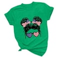 thumbnail image 4 of XZNGL Chemisiers à Manches Courtes pour Femmes T-Shirt Imprimé de la Fête de l'Indépendance pour Femmes Ample Décontracté Col Rond Manches Courtes Hauts pour Femmes Chemisier T-Shirts d'Été pour Femmes Hauts à Manches Courtes pour Femmes, 4 of 8
