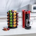 thumbnail image 2 of fafa-Rice Rat VertuoLine Coffee Pod Carousel Holder (40+ Pods, Black Metal & Rubber, 360° Rotate, Space Saving), 2 of 4