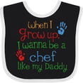 thumbnail image 3 of Inktastic Chef Like Daddy Boys or Girls Baby Bib, 3 of 4