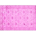 thumbnail image 1 of Ahgly Company Indoor Rectangle Abstract Pink Contemporary Area Rugs, 2' x 3', 1 of 4