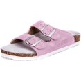 thumbnail image 1 of Shiqi Sandale à Enfiler pour Hommes et Femmes Semelle en Liège Sangle Réglable Boucle Réglable Chaussures Décontractées à Bout Ouvert en Daim Été, 1 of 4