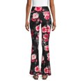 thumbnail image 3 of No Boundaries by No Boundaries Juniors' High Rise Pull-On Flare Pants, Size 2XL, 3 of 5