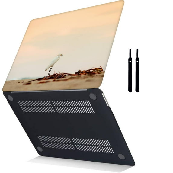 Hard Shell Case Compatible MacBook Pro 14" 2021 - 2023 M2 A2779 & A2442 M1 Cable Tie, Feather Series 0255
