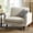 Oatmeal, variant on JULY'S SONG Oversized Accent Chair, Mid Century Modern Arm Chairs in Living Room, Soft Linen Fabric Reading Chair for Bedroom, Upholstered Comfy Chair-Oatmeal