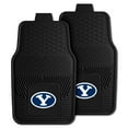 thumbnail image 2 of 2-pc Vinyl Car Mat Set - Cougars Brigham Young University 17"x27", 2 of 2