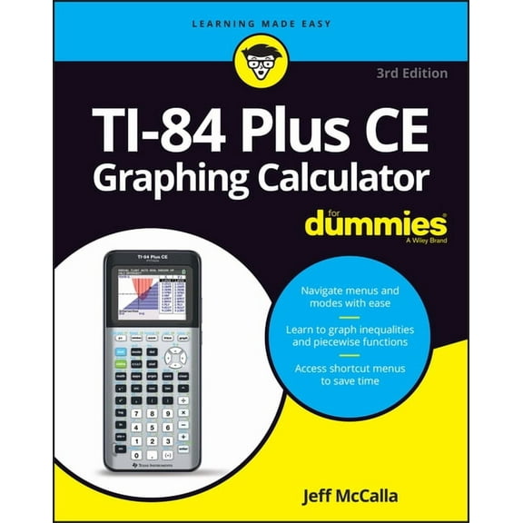 Ti-84 Plus CE Graphing Calculator for Dummies, (Paperback)