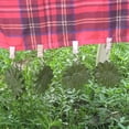 thumbnail image 2 of Set de 4 pinzas para mantel TwoFish con girasol verde de resina, 2 of 6