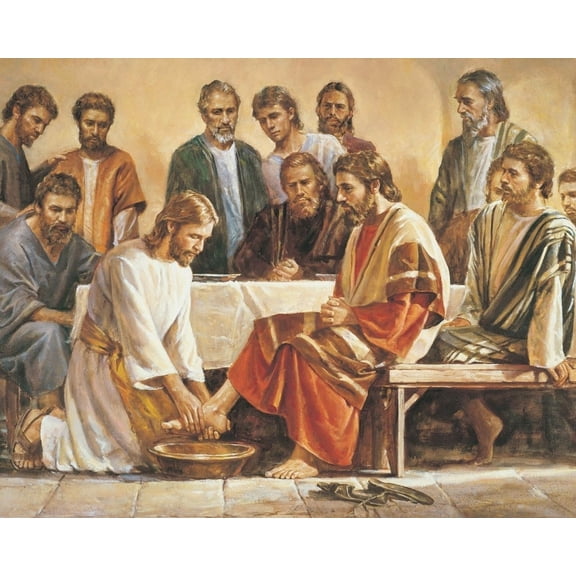 Jesus Washing The Apostles Feet poster