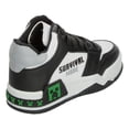 thumbnail image 3 of Tenis Niño Minecraft Negro Blanco Creeper Sneaker Streetwear Casual Videojuego Game blanco 18.5 MX, 3 of 10