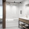 thumbnail image 5 of VIGO Elan 56 to 60 in. W x 66 in. H Frameless Sliding Tub Door with VMotion in Matte Black with Clear Glass, 5 of 13