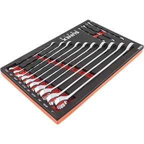 Sunex V-Groove Sae Wrench Set In Eva Foam 13Pc