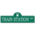 thumbnail image 1 of SignMission P-618 Train Station 18 x 6 in. Train Station Street Sign, 1 of 1