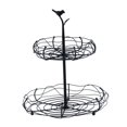 thumbnail image 3 of Soporte para cesta de frutas de varios niveles, frutero, versátil, de gran capacidad, con cuenco extraíble para mesa de comedor, ahorro de espacio, 2 niveles, 3 of 8