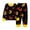 C452 Black, variant on CONZONE Halloween Toddler Girls Pajamas Graphic Pjs Set Hallowmas Jammies Long Sleeve Tops Pants 2 Piece Sleepwear Loungewear for Kids