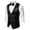 Black, variant on Men's Sequins Sleeveless Vest Jacket 2025 Trendy Autumn and Winter Fashion Personality Casual Party Vest Jacket