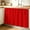Red, variant on Christmas Red Sink Skirt 11"Wx13"L, Dustproof Under Sink Curtain with Self Adhesive Tape, Modern Simple Xmas Red Backdrop Cabinet Curtain Cover for Bathroom Vanity, RV, Kitchen Cabinet Storage Shelf