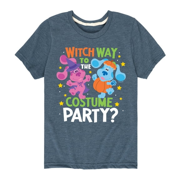 Blue's Clues & You! - Witch Way To The Costume Party - Toddler And Youth Short Sleeve Graphic T-Shirt