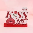 thumbnail image 4 of Letrero de el Valentín Letrero de romántico Decoración pa el Valentín, BESO perfecl Centros de Mesa, 4 of 5