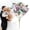 Purple, variant on Z52LingLing Decoration Artificial Rose Hydrangea Peony Flower Bouquet Silk Floral Arrangement Faux Peonies Bush with Wired Stems for Wedding Home Decor (Dusty Rose Red)