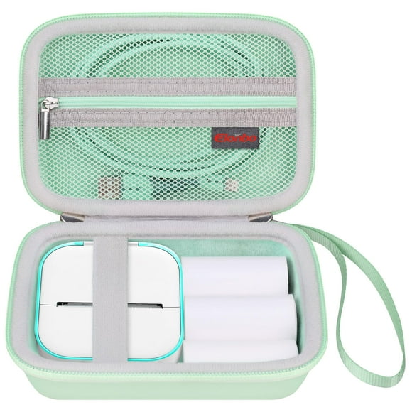 Maletín de transporte Elonbo para miniimpresora T02, color verde