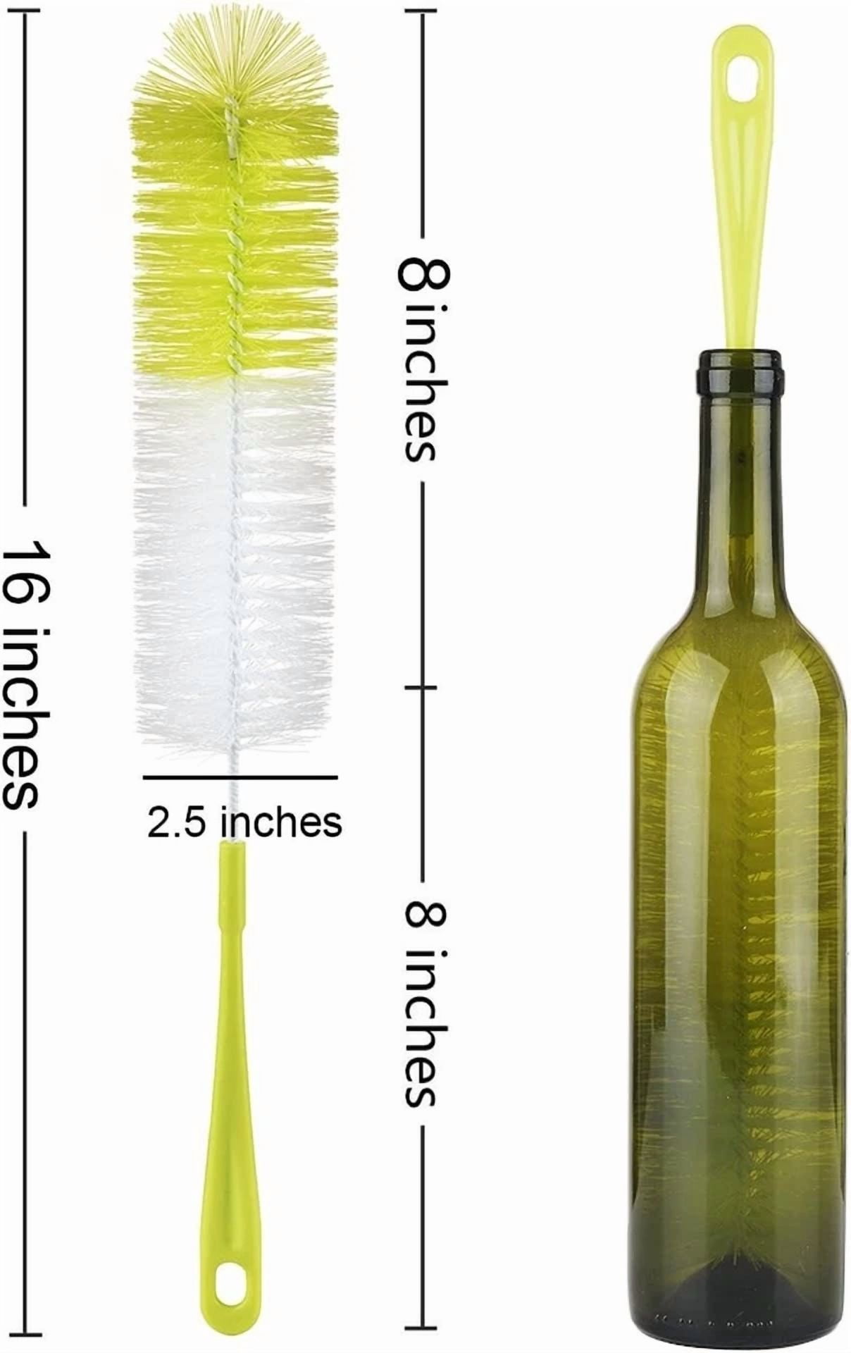 CIRCLE- Alink 16” Long Bottle Brush Cleaner For Washing Wine/Beer/Sport