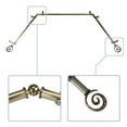 thumbnail image 1 of Traute 13/16" Bay Window curtain rod 20"-36", 38"-72" - Antique Brass,(ABay-27-4), 1 of 3