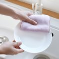 thumbnail image 4 of Serviettes de Cuisine Classiques en Coton Naturel, Chiffons de Nettoyage Réutilisables, Serviettes de Cuisine Roses Super Absorbantes Lavables en Machine, 4 of 9