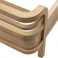 thumbnail image 4 of Monterey Solid Wood Tan Coastal Modern Queen Bed, 4 of 13