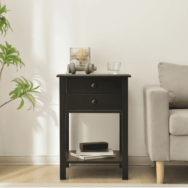 Solid Pine Wood Nightstand