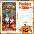 thumbnail image 2 of Large Fall Door Cover Decorations Fall Door Banner for Front Door Realistic Sunflower Maple Leaves Pumpkin Door Hanging Sign Autumn Harvest Backdrop Background for Thanksgiving Holiday Party Supplies, 2 of 6
