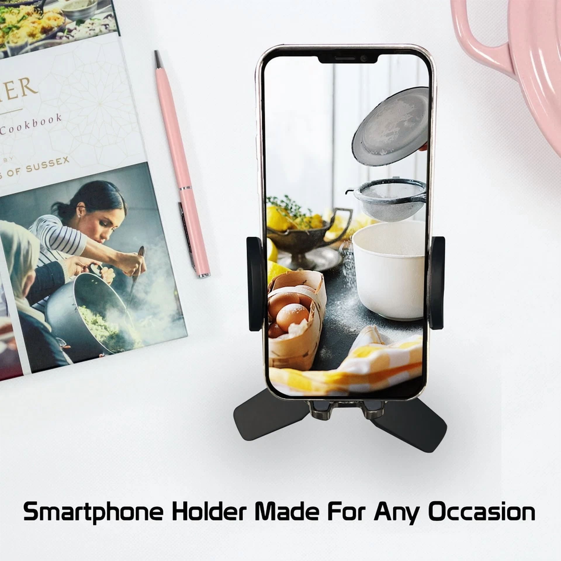 Cellet Adjustable Phone Stand One Touch Arm Release Button