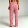 thumbnail image 5 of YABCSAZ Sherpa Pajama Pants for Women Soft Elastic Wasit Fluffy Pj Pants Soft Warm Comfy Lounge Fleece Lined Sleepwear Bottoms, 5 of 8