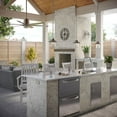 thumbnail image 2 of Tremont Collection One-Light Stainless Steel and Clear Seeded Glass Farmhouse Style Hanging Mini-Pendant Light, 2 of 9