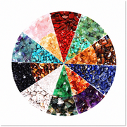 1000PCS Natural Chip 5-8mm Irregular Gemstones Multicolored Rock Loose Beads for Jewelry Making