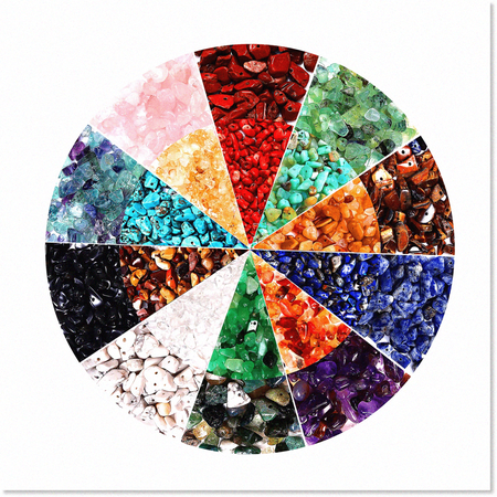 1000PCS Natural Chip 5-8mm Irregular Gemstones Multicolored Rock Loose Beads for Jewelry Making