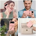 thumbnail image 6 of Allytechgroup Premium Galaxy Z Flip 4 5G Case Wallet - Stylish Phone Case for Samsung Galaxy Z Flip 4 with Ring Holder Shoulder Strap Hand Strap RFID Blocking Case for Girls Women, Pink, 6 of 8