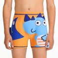 thumbnail image 4 of Odeerbi 0-6 Years Toddler Boys Cute Swim Trunks with Swim Cap Quick Dry Beach Shorts with Pockets Elastic Waist Board Shorts, 4 of 6
