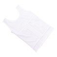 thumbnail image 2 of Chaleco moldeador de cuerpo para hombre, control de abdomen, blanco, triple botonadura, adelgazante, chaleco de compresión, blanco, L, 2 of 15