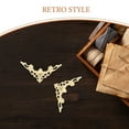 thumbnail image 3 of OFFIGAM 100Pcs Vintage Metal Corner Guards Golden Book Corner Protectors for Scrapbooks, 3 of 7