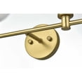 thumbnail image 5 of Living District Collier 2 Light Satin Gold And Frosted White Glass Wall Sconce, 5 of 9
