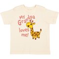 thumbnail image 3 of Inktastic My Grandpa Loves me- cute giraffe Boys or Girls Toddler T-Shirt, 3 of 5