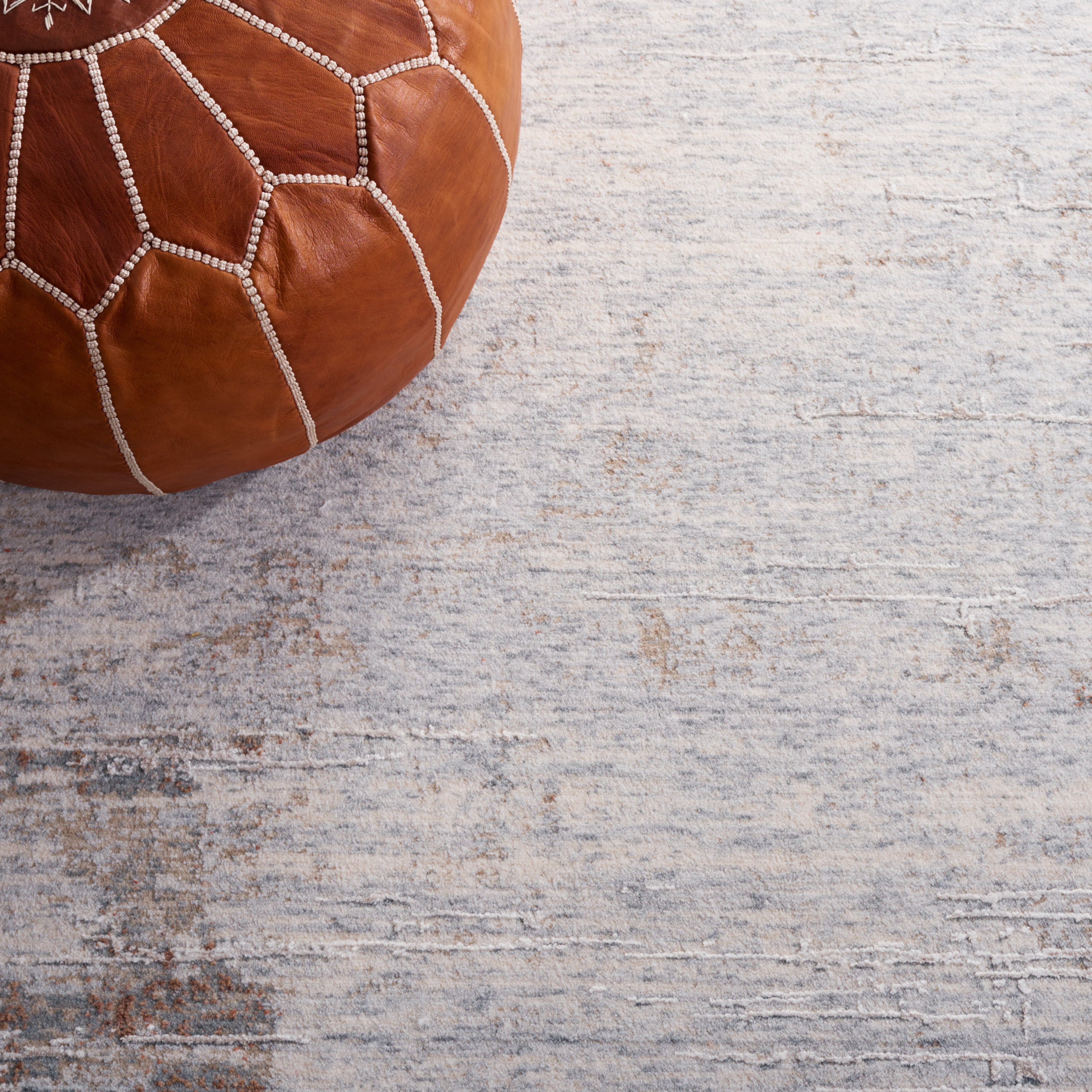 SAFAVIEH Marmara Oakley Abstract Runner Rug, Beige/Blue Rust, 2' x 8'