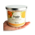 thumbnail image 3 of Pumpkin Souffle Scented 3 Wick Candle - All Natural - Made with 100% Responsibly Sourced Soy and Essential Fragrance Oils - Phthalate & Paraffin Free, Vegan, Non-Toxic, 3 of 6