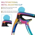 thumbnail image 2 of Homoyoyo 1 Set of Simple Design Multi-functional Capo for Acoustic Guitar with Quick Release, 2 of 8