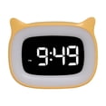 thumbnail image 2 of Desk Accessories Qwtwty Digital Electronic Clock LED Display Electronic Clock Stereo Digital Display Snooze Alarm Clock 12/24H Switching Temperature Display, 2 of 6