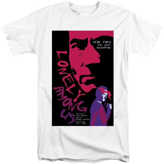 Star Trek Tng Season 1 Episode 7 Adult Tall T-Shirt 18/1 T-Shirt White